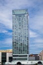 Beautiful tall building of Sofitel Hotel at Darling Harbour.